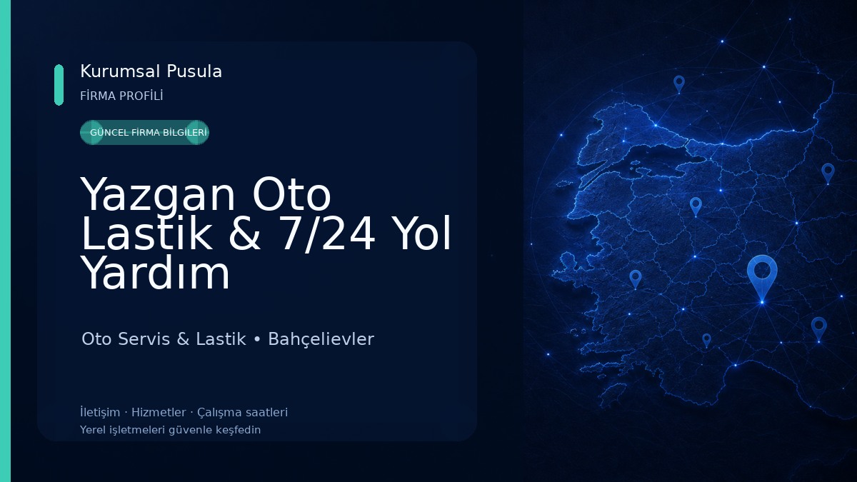 Yazgan Oto Lastik & 7/24 Yol Yardım (Bahçelievler Oto Servis & Lastik