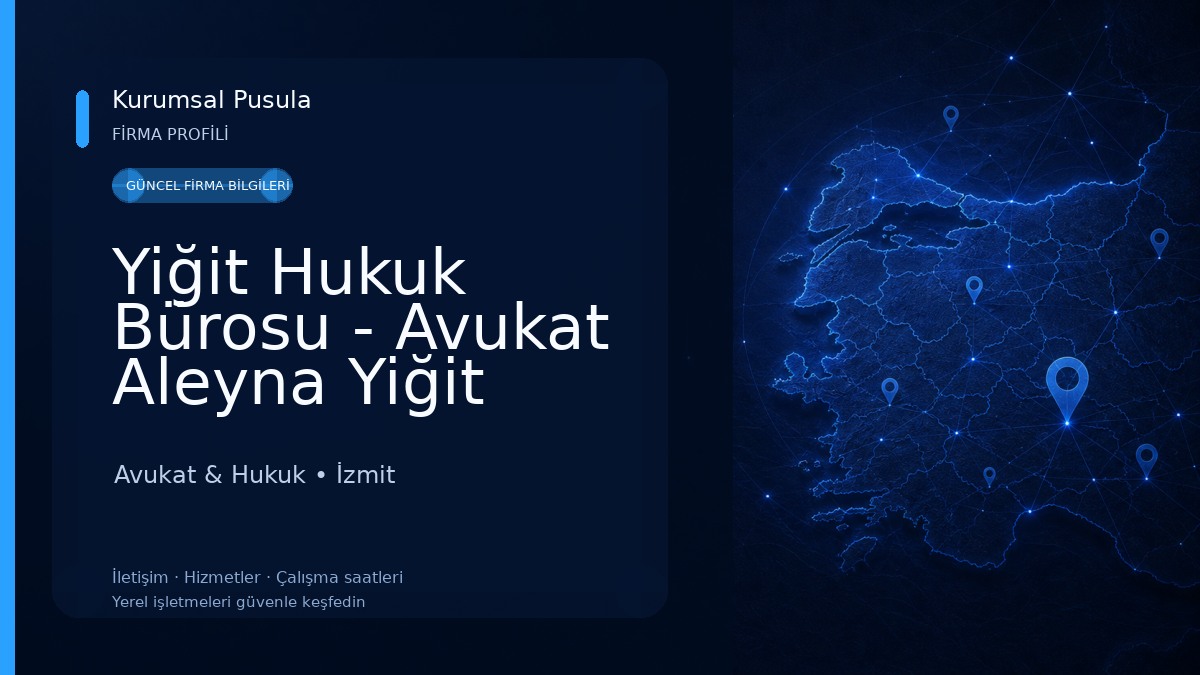 Yiğit Hukuk Bürosu - Avukat Aleyna Yiğit Avukat & Hukuk