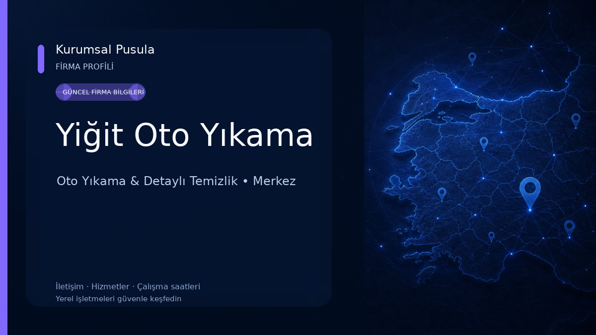Yiğit Oto Yıkama Oto Yıkama & Detaylı Temizlik