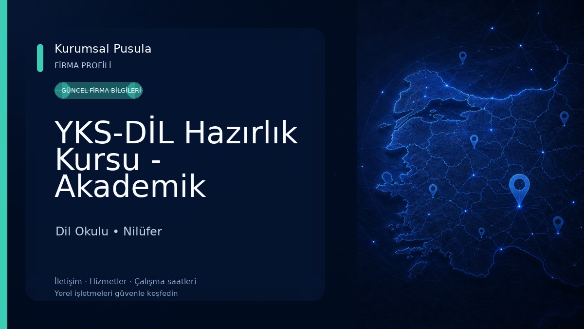 YKS-DİL Hazırlık Kursu - Akademik Yabancı Dil Kursları Dil Okulu