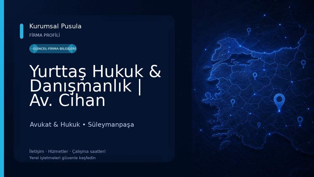 Yurttaş Hukuk & Danışmanlık | Av. Cihan Yurttaş Avukat & Hukuk
